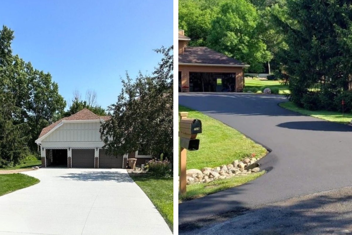 Which is Better for a Driveway, Concrete or Asphalt_ Image