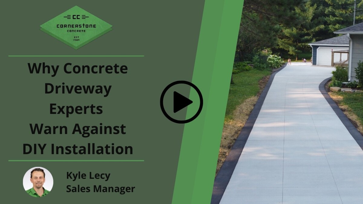Why Concrete Driveway Experts Warn Against DIY Installation