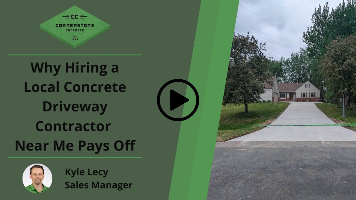 Why Hiring a Local Concrete Driveway Contractor Near Me Pays Off