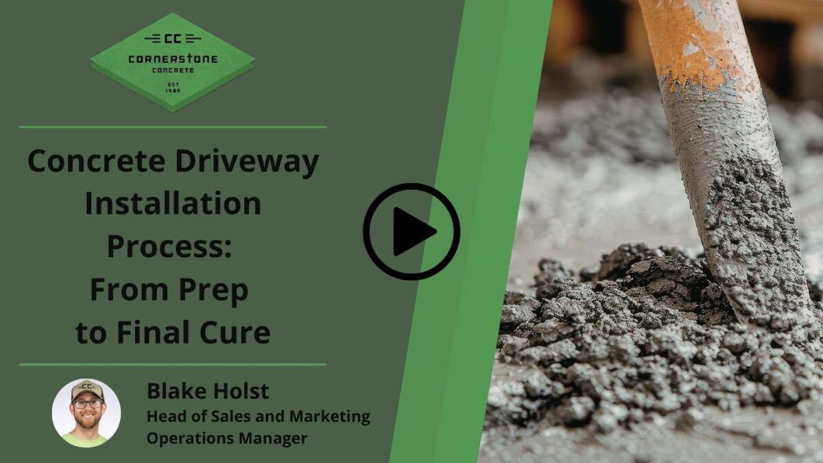Concrete Driveway Installation Process: From Prep to Final Cure