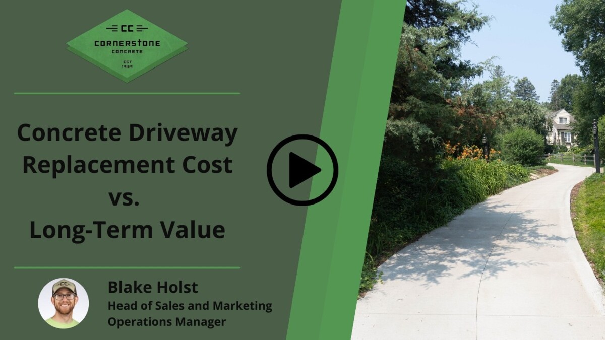 Concrete Driveway Replacement Cost vs. Long-Term Value