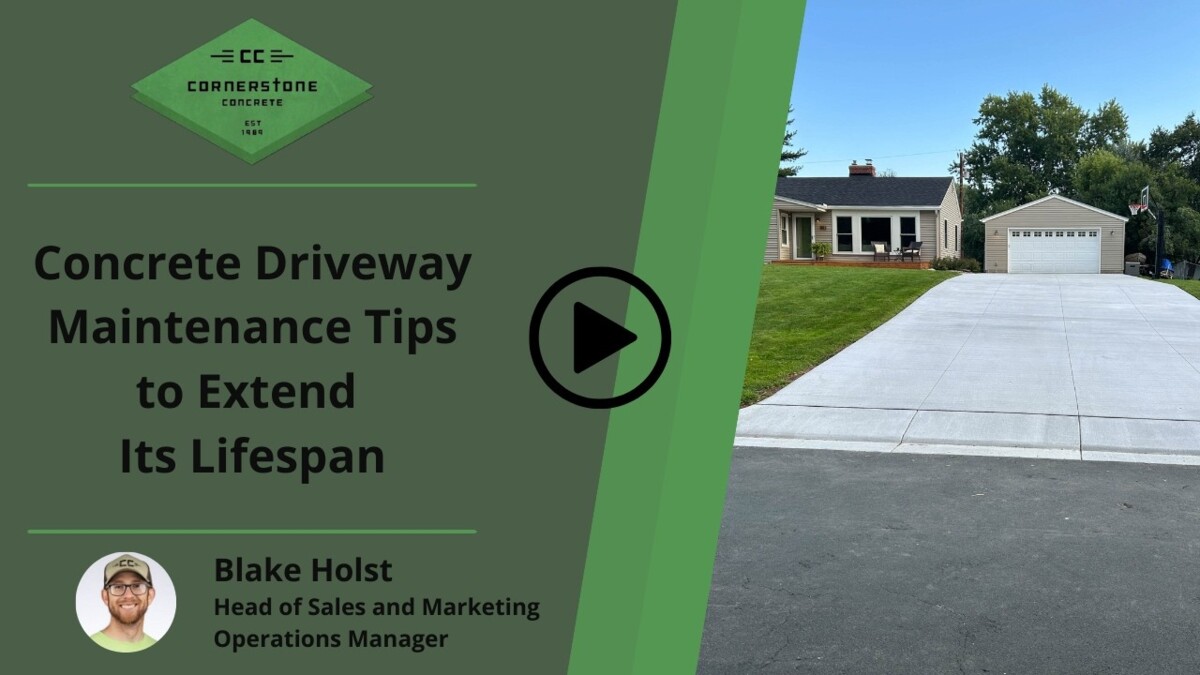 Concrete Driveway Maintenance Tips to Extend Its Lifespan