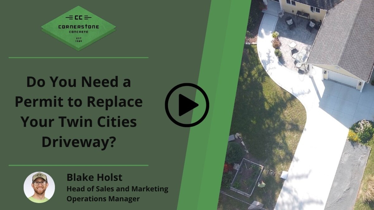 Do You Need a Permit to Replace Your Twin Cities Driveway?