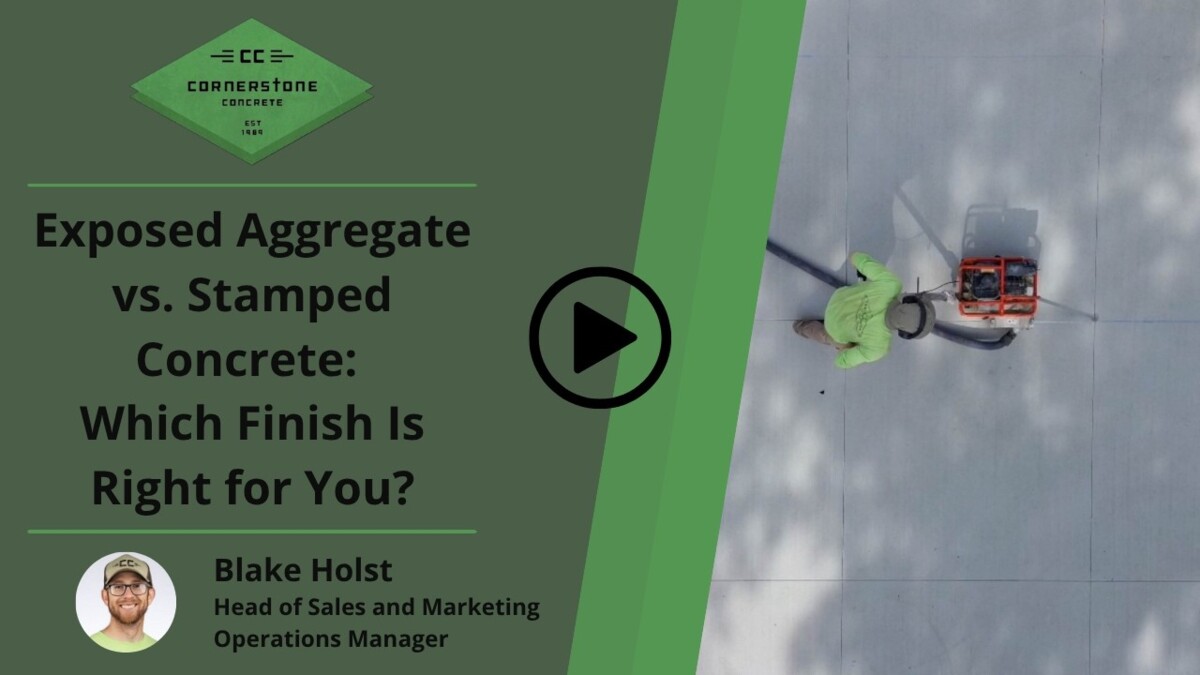 Exposed Aggregate vs. Stamped Concrete: Which Finish Is Right for You