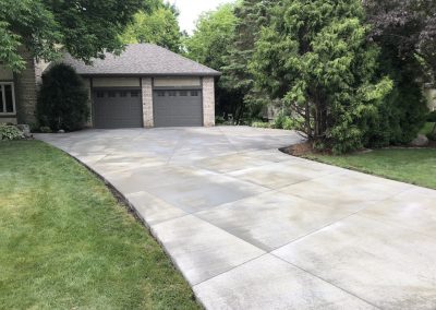 cornerstone concrete driveway