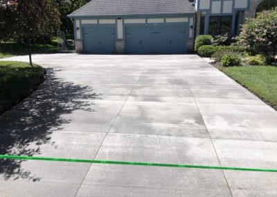 curing concrete driveway